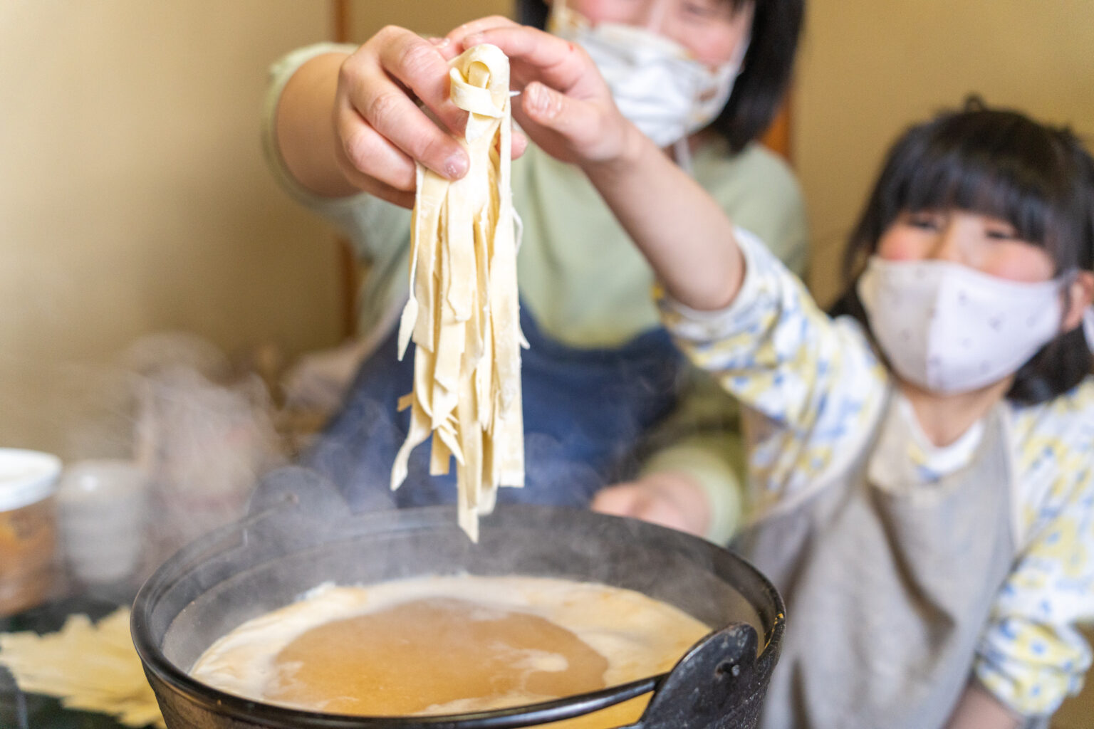 ほうとう作り体験